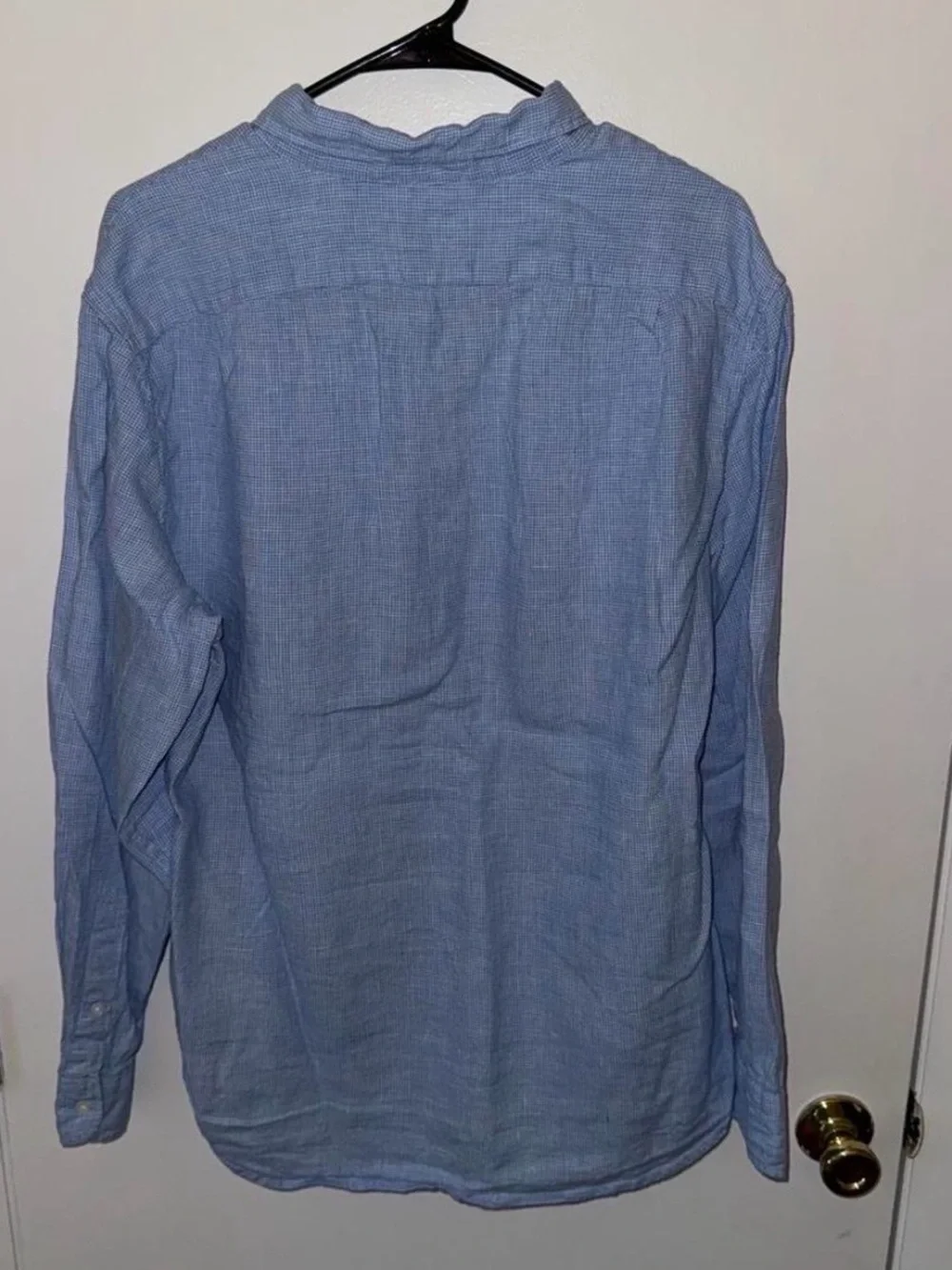 J. Crew Blue Microcheck Button-Down Shirt